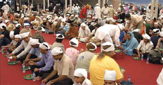 Every Gurdwara has a community kitchen known as Langar